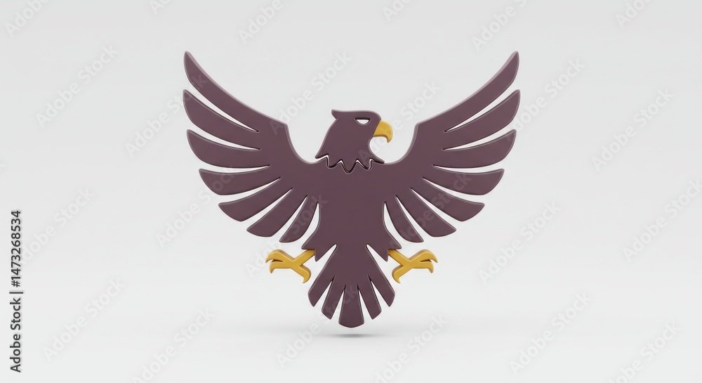 Obraz premium Eagle with Spread Wings