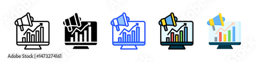 Sales Icon Collection With Multiple Styles