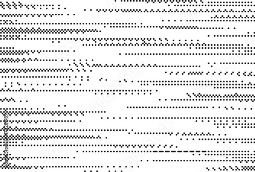 Monochrome Digital Noise Pattern Texture , A glitch-inspired monochrome digital pattern made of pixelated dot noise. Great for tech visuals, backgrounds, and experimental designs.