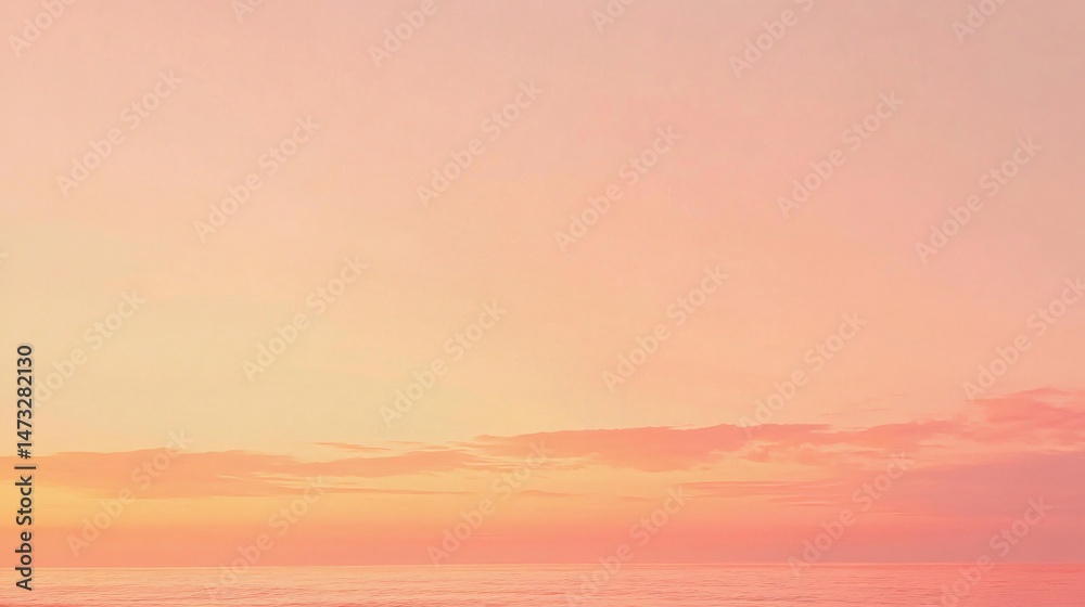 Gradient of sunset orange to pale peach plain background Gradient of sunset orange to pale peach plain background
