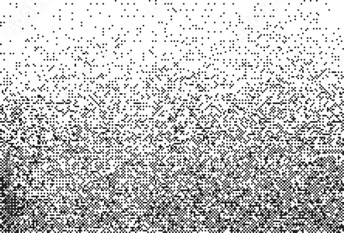 Monochrome Digital Noise Pattern Texture , A glitch-inspired monochrome digital pattern made of pixelated dot noise. Great for tech visuals, backgrounds, and experimental designs.