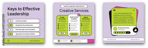 Elevate Your Brand: Leadership Insights, Creative Services, and Client Testimonials