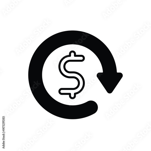 Money Back Vector icon