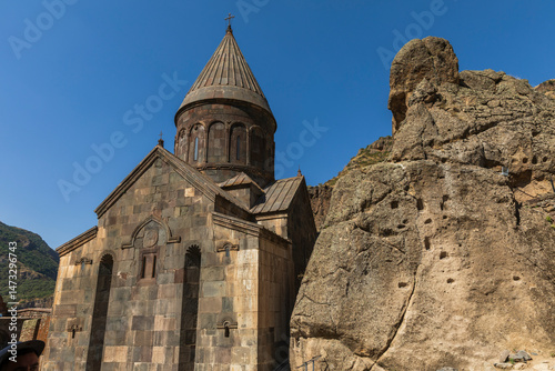 Armenia, Ararat Province. Geghard Monastery. Katoghike Chapel.