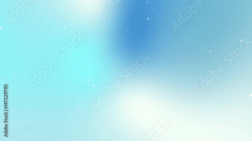 Animated soft blue and white gradient background with gentle floating particles. Perfect for digital overlays, wellness, futuristic themes, and clean visual effects.