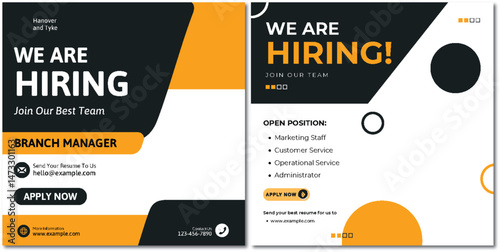 We are Hiring! Join Our Team: Branch Manager, Marketing, Service Positions