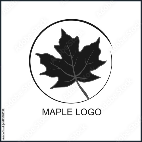 Maple Leaf Logo. Maple Leaf Logo Silhouette