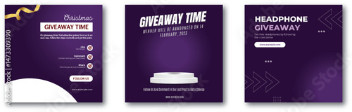 Engaging Social Media Giveaway Campaign Graphics for Maximum Visibility