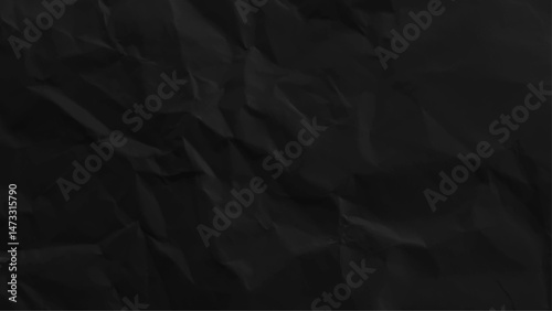Crumpled white paper background. Abstract black crumpled and creased recycle paper texture background
