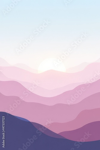 Sun Crested Violet Peaks