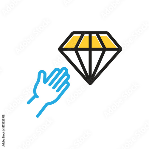 Multi color icon  for desire