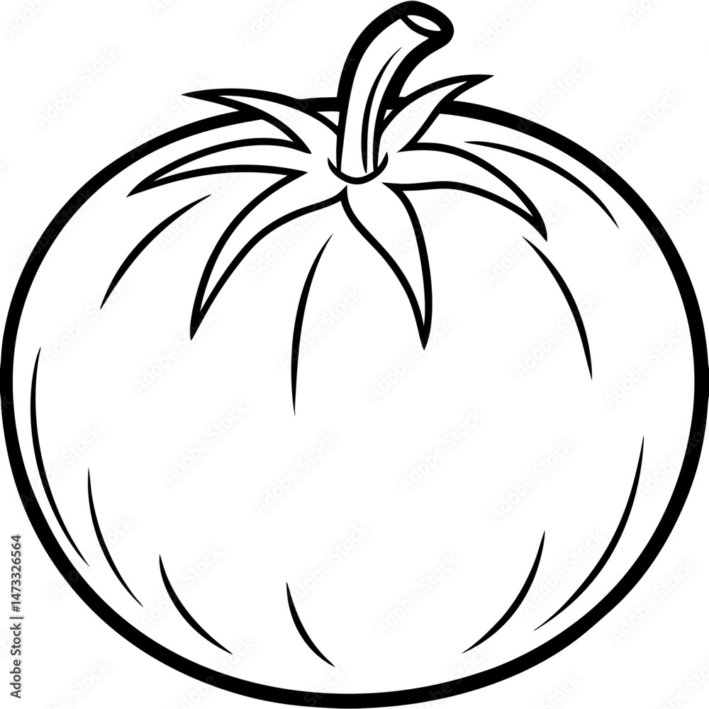 vector illustration of an apple