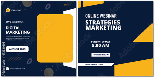 Elevate Your Business: Digital Marketing Strategies Webinar Invitation