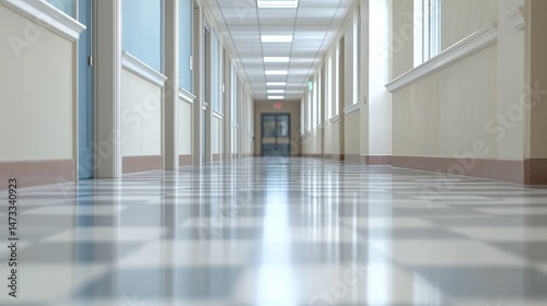 Wallpaper Mural Modern Office Interior with Glass Partitions Torontodigital.ca