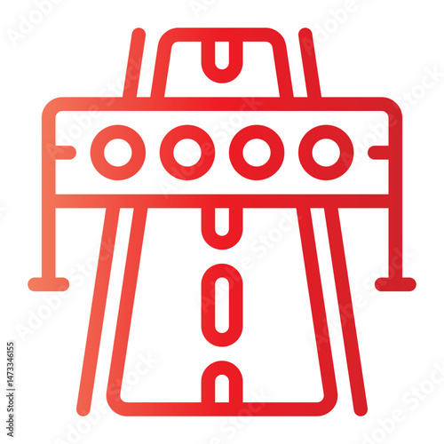 motorway gradient icon