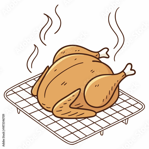 vector illustration of a bread