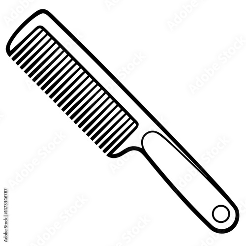 comb vector illustration