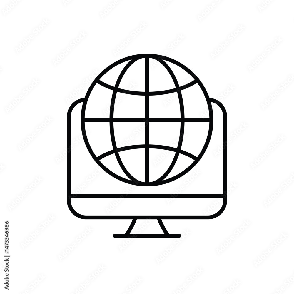 Internet Vector icon Internet Vector icon