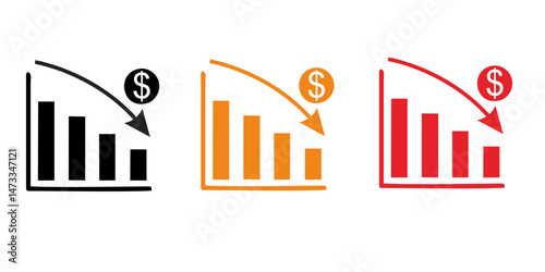 Inflation icon. Simple element from Crisis collection