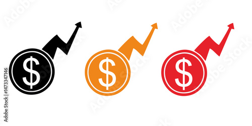 Inflation icon. Simple element from Crisis collection