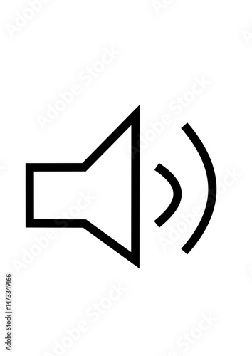 black sound icon