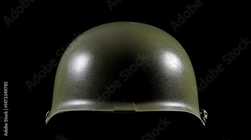Military helmet, olive drab color
