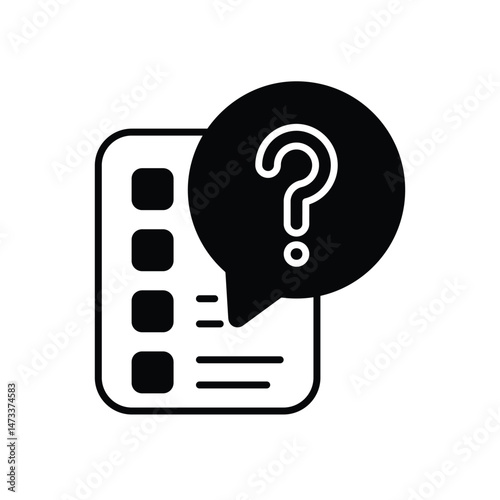 quiz Vector icon