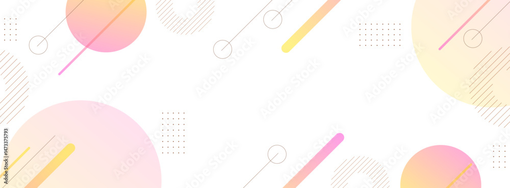 Banner background, geometric simple design,shape, orange and purple, line, vector illustration Banner background, geometric simple design,shape, orange and purple, line, vector illustration