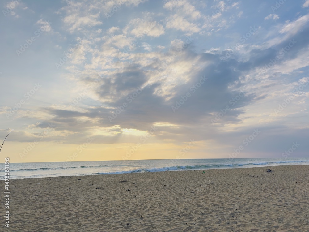 Obraz premium Evening at beach