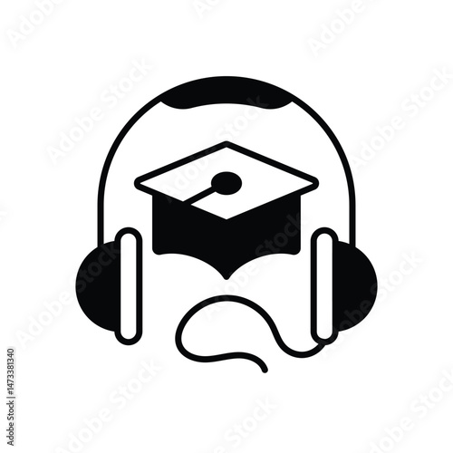 audio course Vector icon