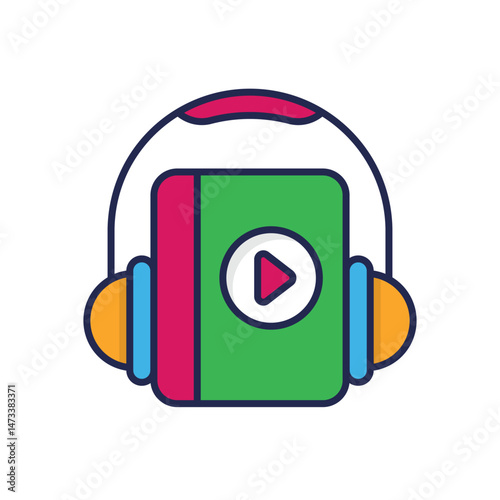 audio book Vector icon