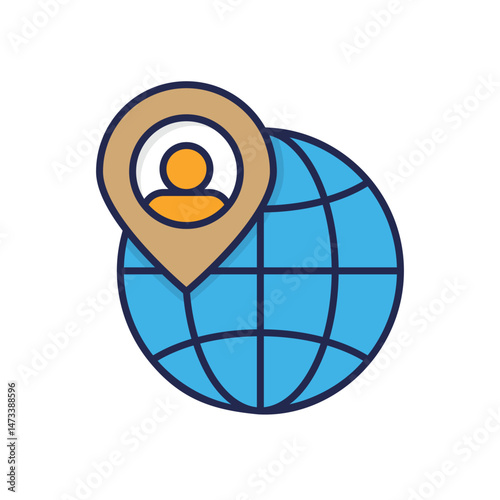 distance learning Vector icon