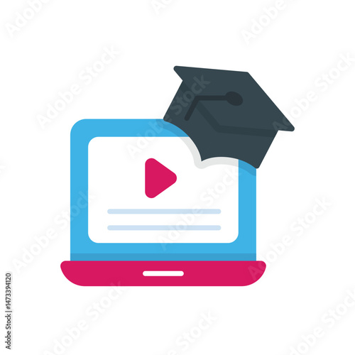 online course Vector icon