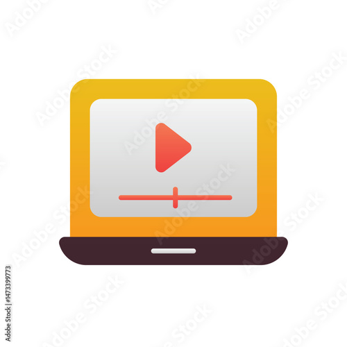 video lesson Vector icon