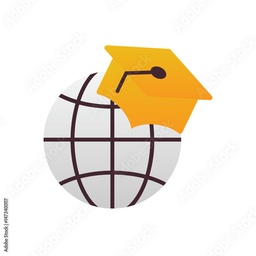 distance education Vector icon