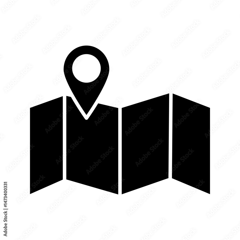 Map pin location sign icon vector illustration, black location pin marker symbol vector Map pin location sign icon vector illustration, black location pin marker symbol vector