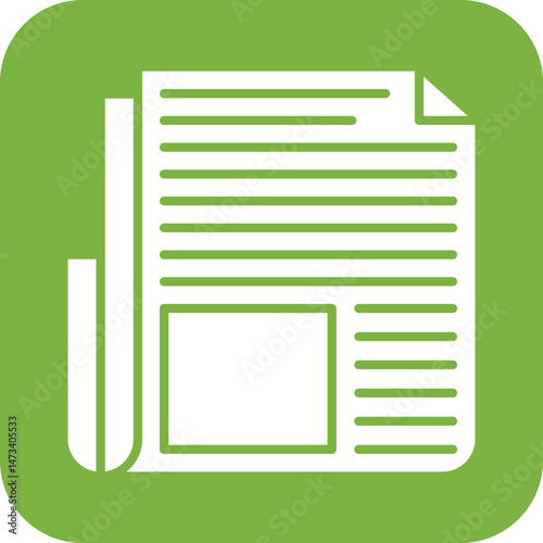 Bulletin icon vector image. Suitable for mobile apps, web apps and print media.