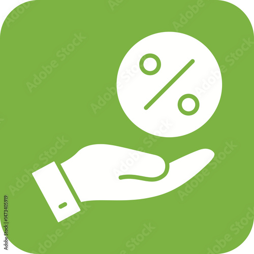 Commission icon vector image. Suitable for mobile apps, web apps and print media.