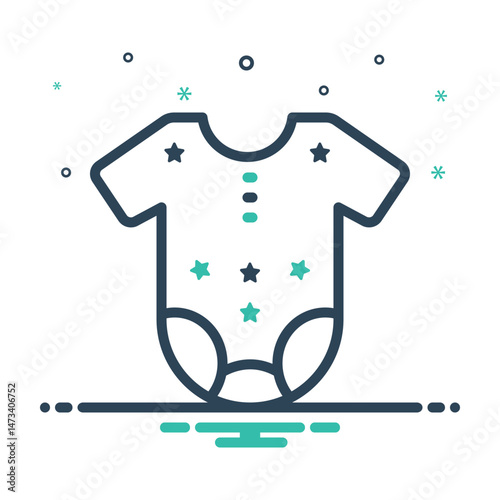 Mix icon for bodysuit