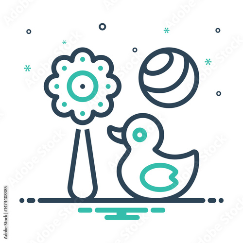 Mix icon for toys
