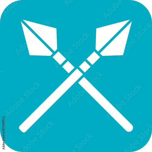 Lance icon vector image. Suitable for mobile apps, web apps and print media.