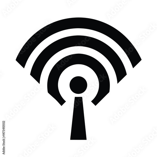 wi fi signal repeater icon vector illustration