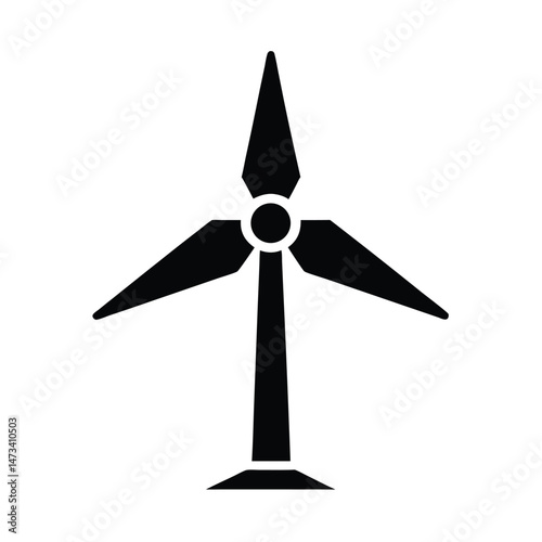 wind turbine icon vector illustration