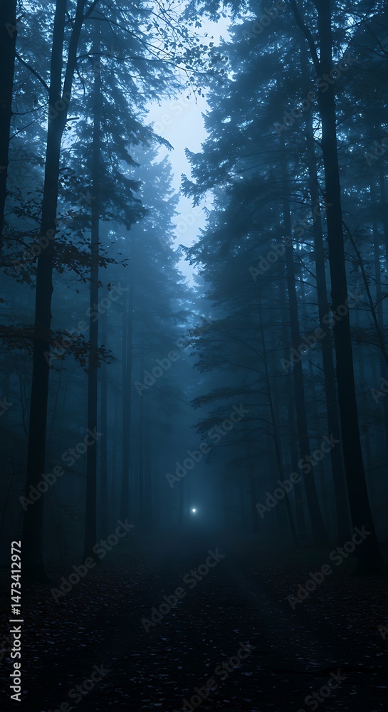 Fototapeta premium Whispers of the Bluewood