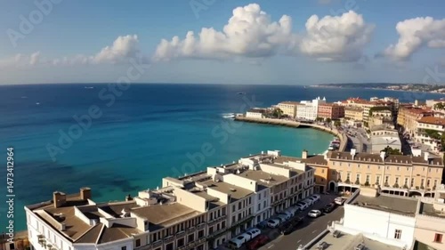panoramic view of the city of dubrovnik