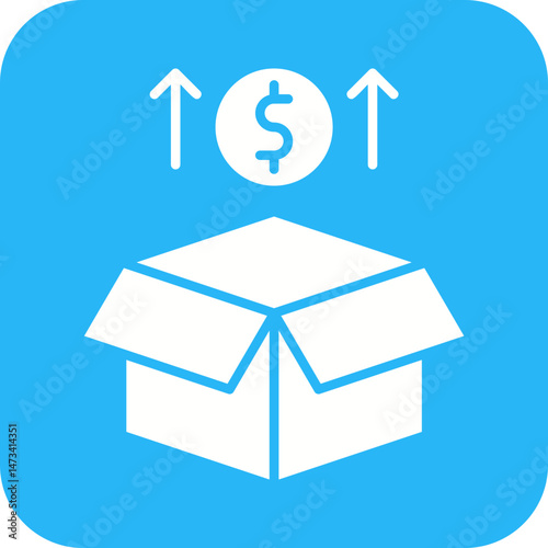Product Sales icon vector image. Suitable for mobile apps, web apps and print media.