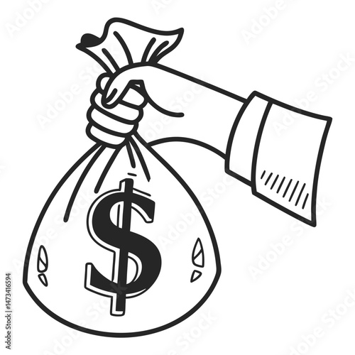bag with money