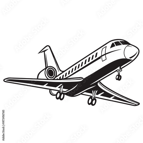 vector airplane icon
