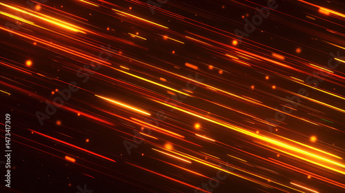 Diagonal Anime Speed Lines. Fast speed glowing flashing lines streaks