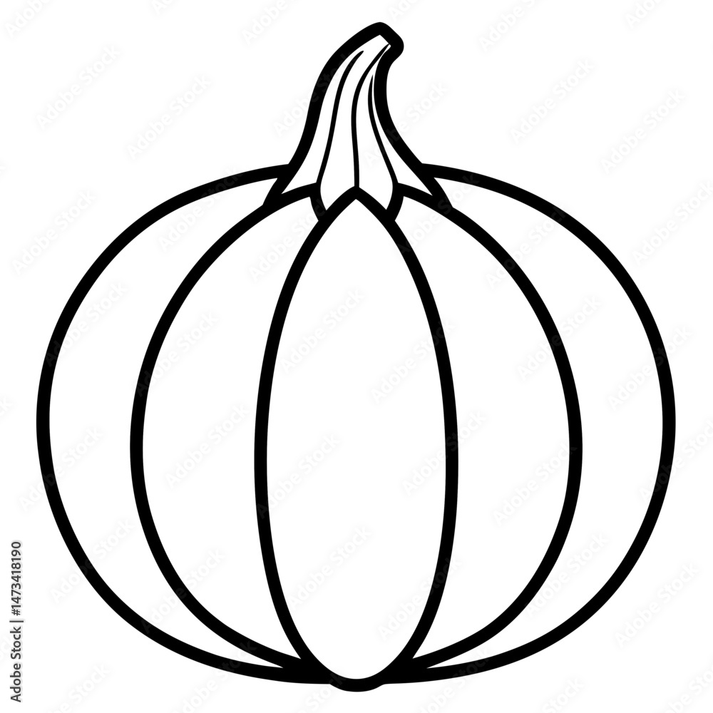 Modern Pattypan Squash Icon Design Modern Pattypan Squash Icon Design